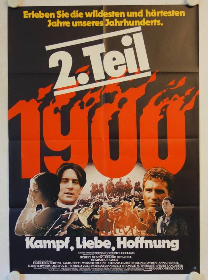 1900 Teil 2 originales deutsches Filmplakat